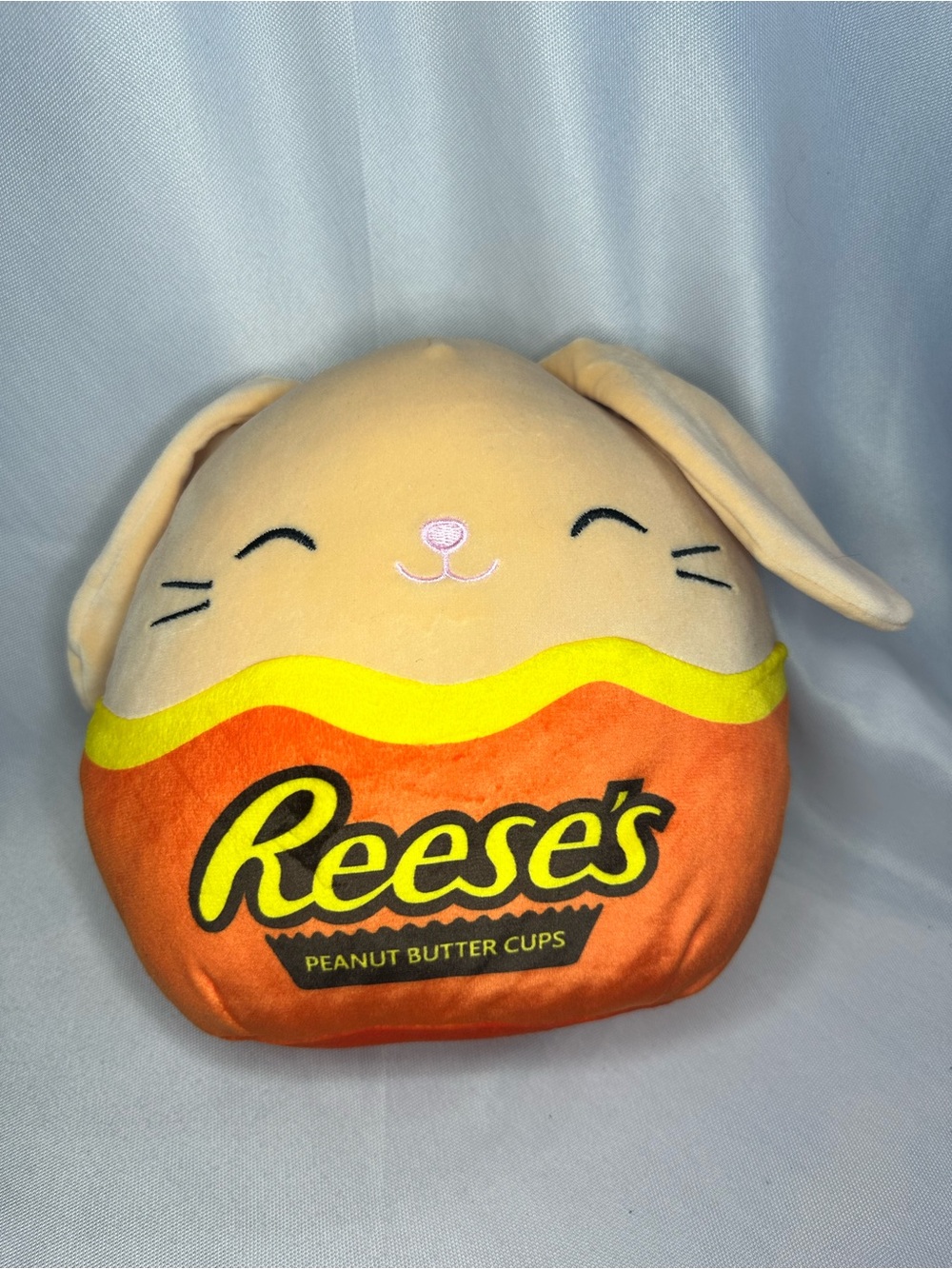 Squishmallows Reese's Orange Yellow Plush Bunny